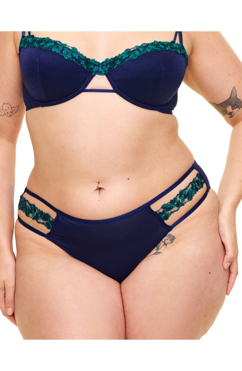 Adore Me Eva Bikini Panties, Main, color, Dark Blue