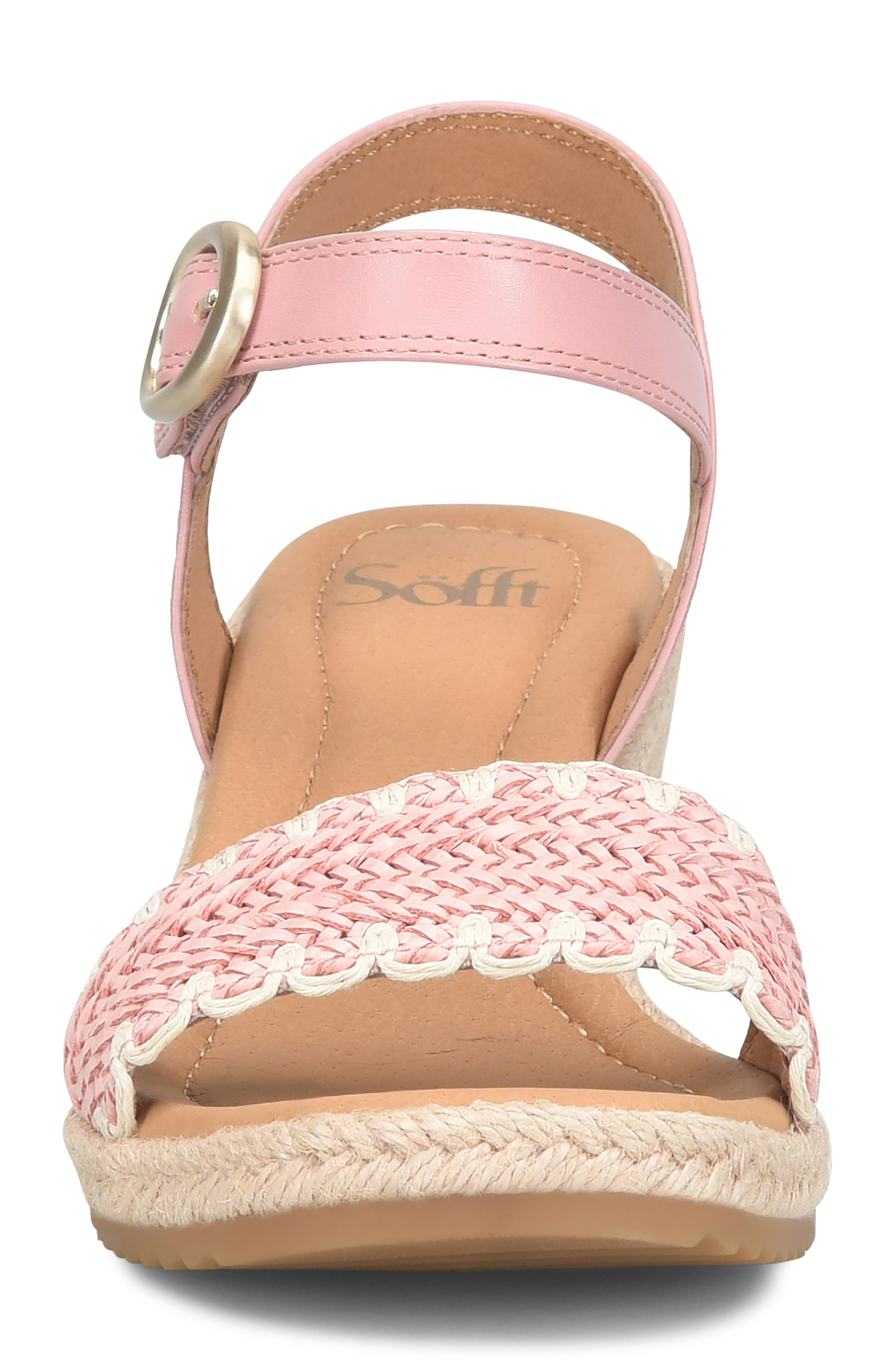 Inez Wedge Sandal, Alternate, color, CIPRIA PINK