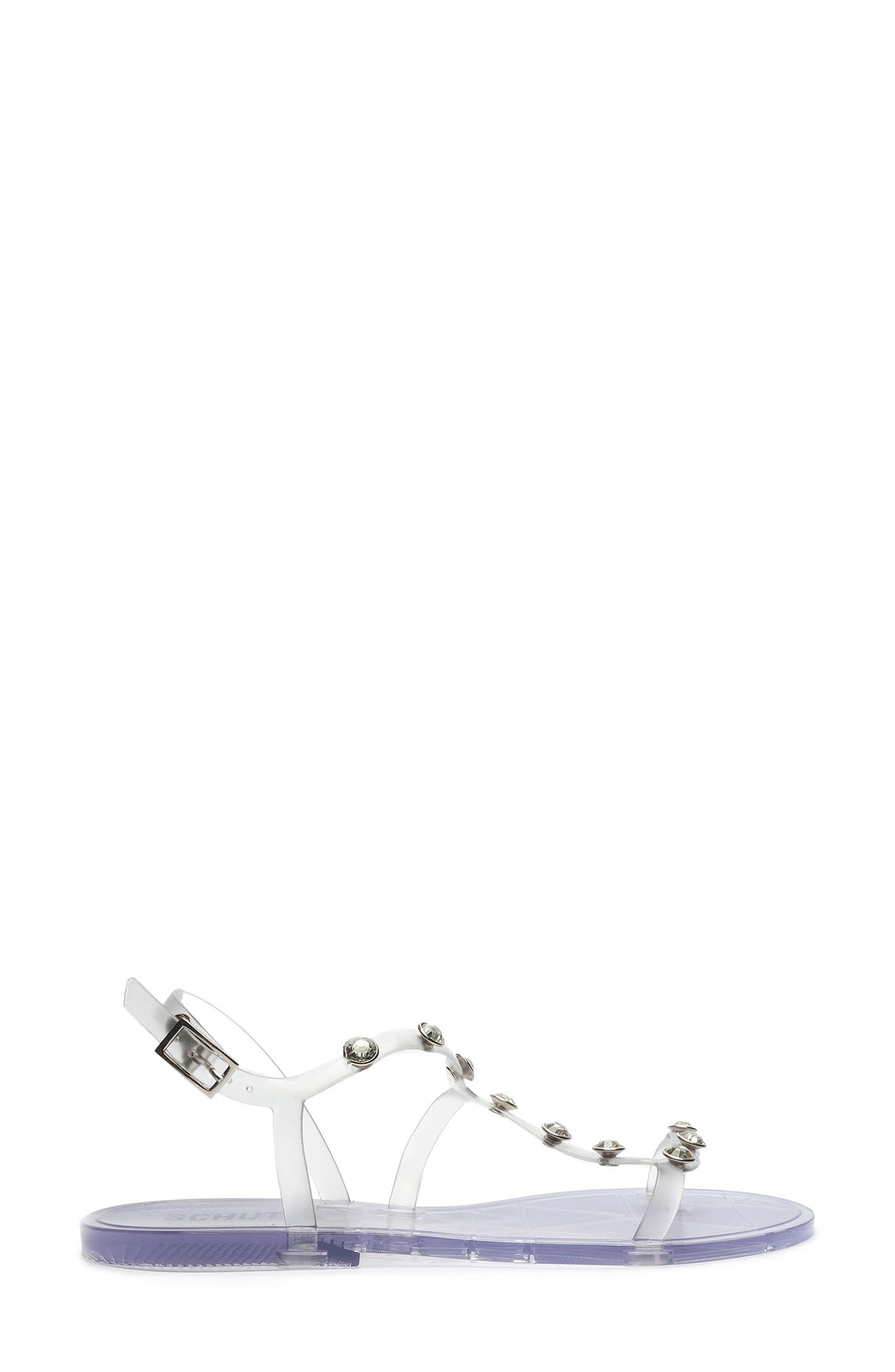 Schutz Bria Crystal Embellished Sandal, Alternate, color, 