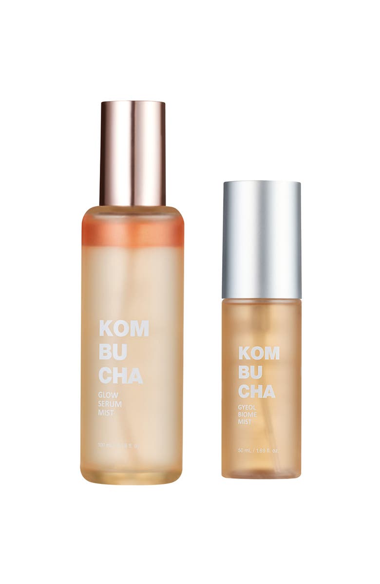 Siia Cosmetics 2-Pc. Kombucha Glow Mist Duo, Main, color, Clear