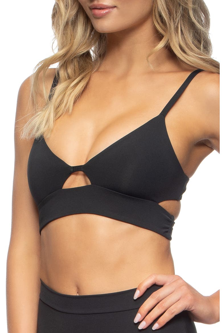 Juliet Bikini Top, Alternate, color, BLACK