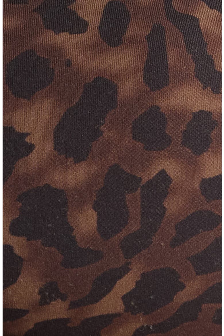Leopard Print Strappy Sports Bra, Alternate, color, CARIBOU LEOPARD
