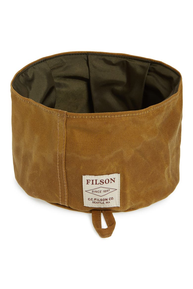 Collapsible Dog Bowl, Main, color, DARK TAN