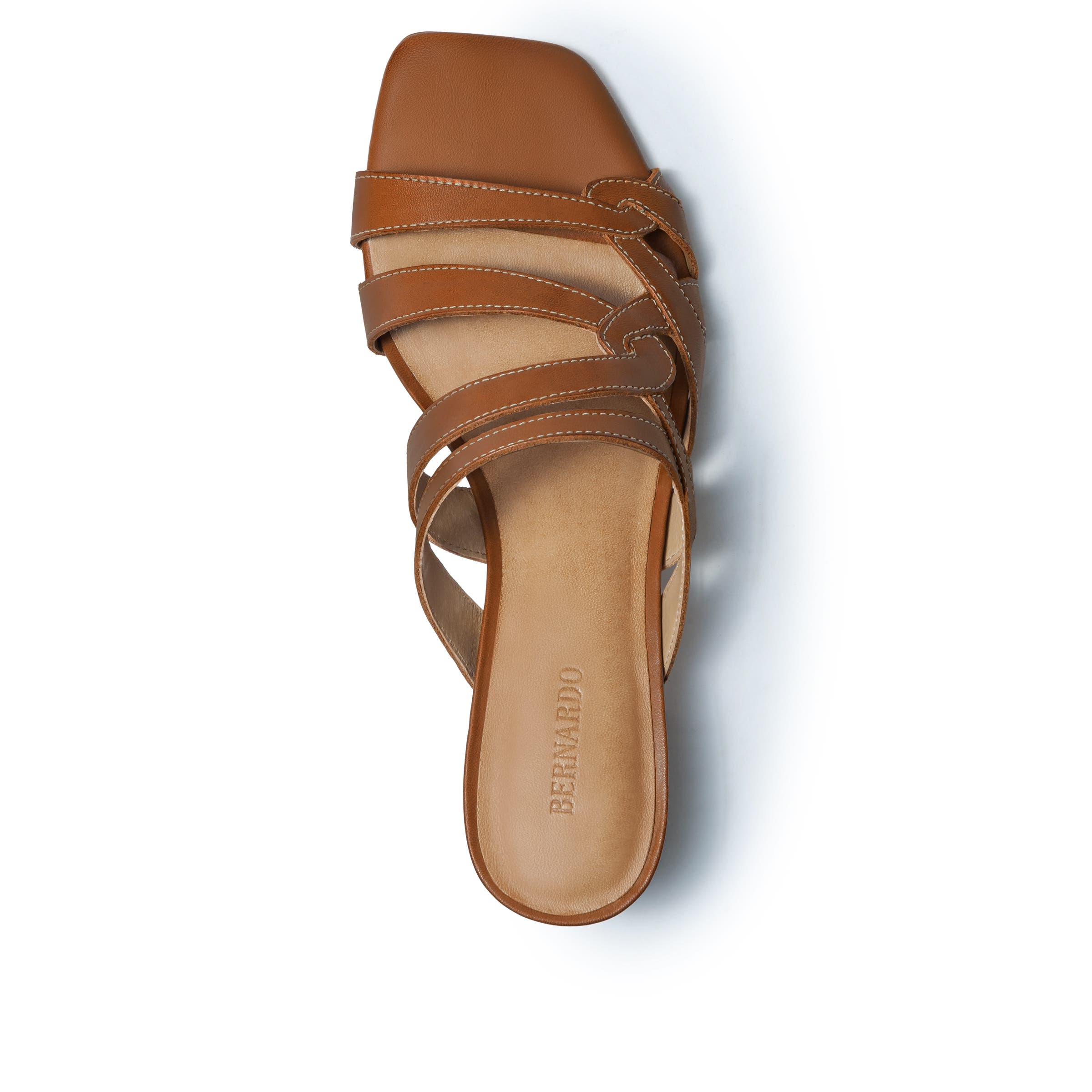 Johanne Low Heel Sandal, Alternate, color, LUGGAGE
