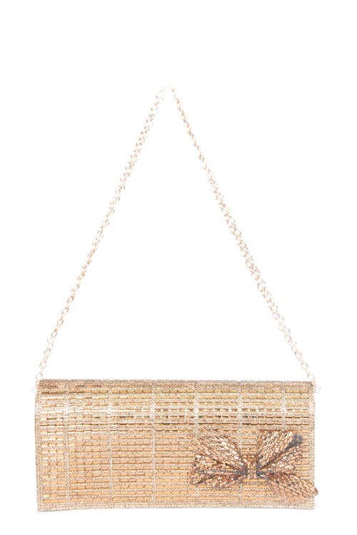 Lauren Lorraine Colleen Clutch In Gold
