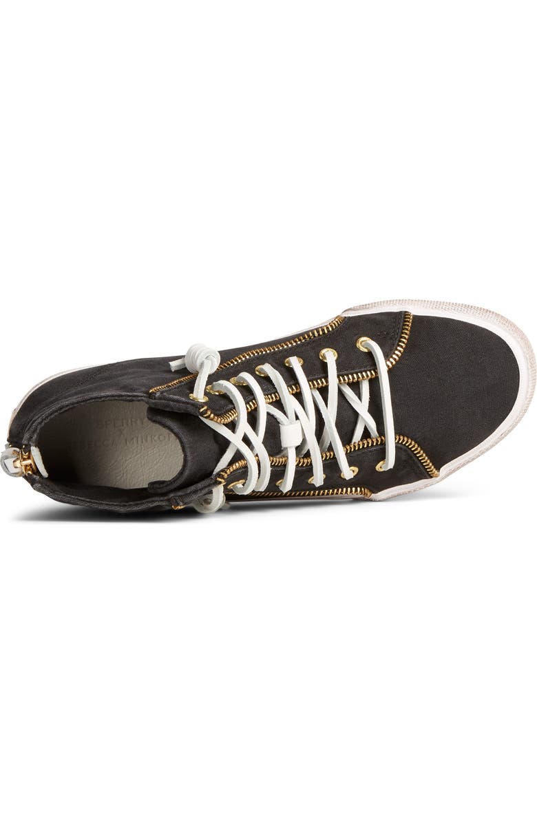 Sperry x Rebecca Minkoff Washed Canvas High Top Sneaker, Alternate, color,