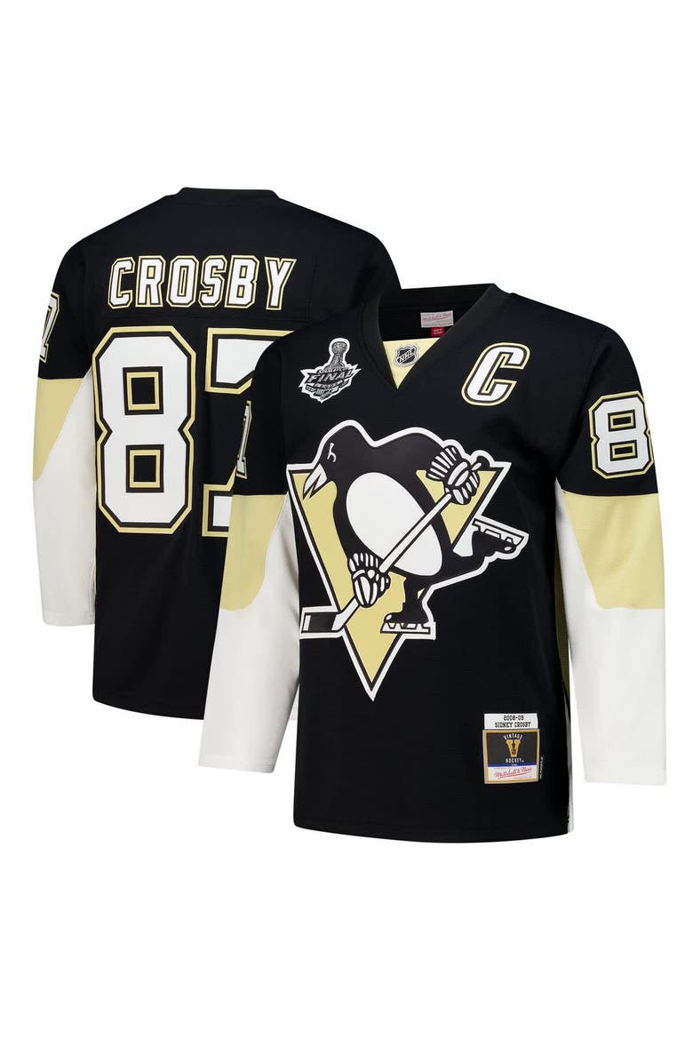 Men's Sidney Crosby Black Pittsburgh Penguins 2008-09 Power Play Jersey, Main, color, Black