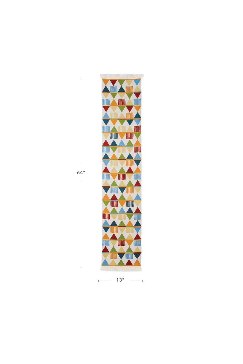 Vivid Primary Decorative Runner, Alternate, color, Multicolored