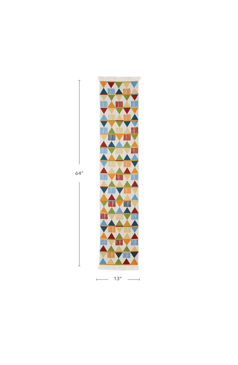 Kaplan Early Learning Company Vivid Primary Decorative Runner, Alternate, color, Multicolored