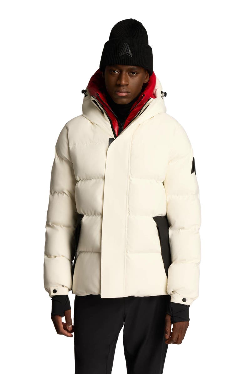Alpenhaus Virterre Expedition Puffer with Contrast Double Hood, Main, color, Snow-White
