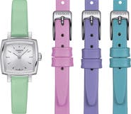 Tissot Lovely Summer Leather Strap Watch & Interchangeable Straps Set, 20mm