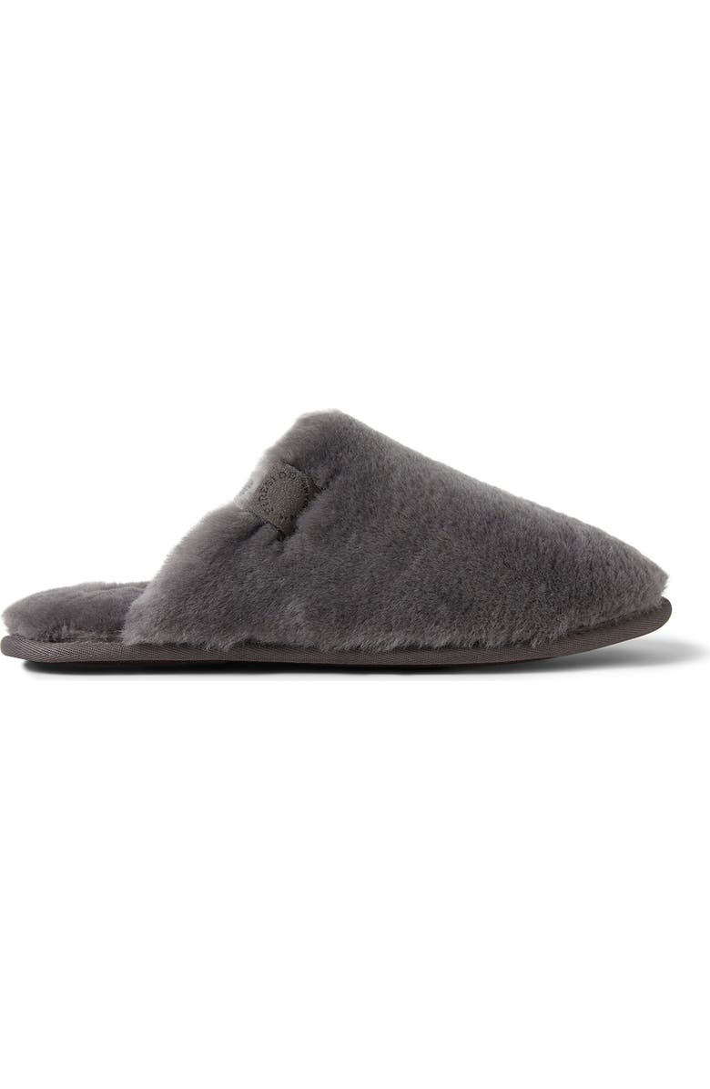 FIRESIDE BY DEARFOAMS Broome Genuine Shearling Scuff Slipper, Alternate, color,