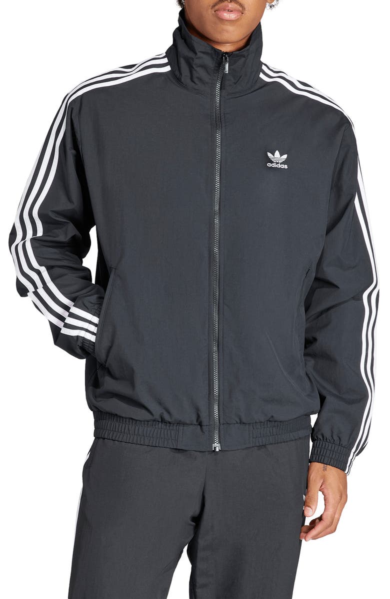adidas Adicolor Firebird Track Jacket, Main, color, Black