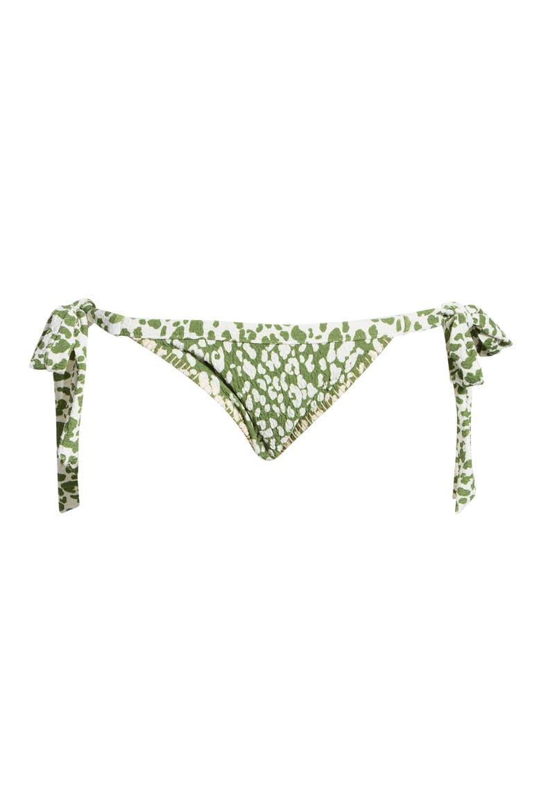 Reversible Side Tie Bikini Bottoms, Alternate, color, LIME GREEN