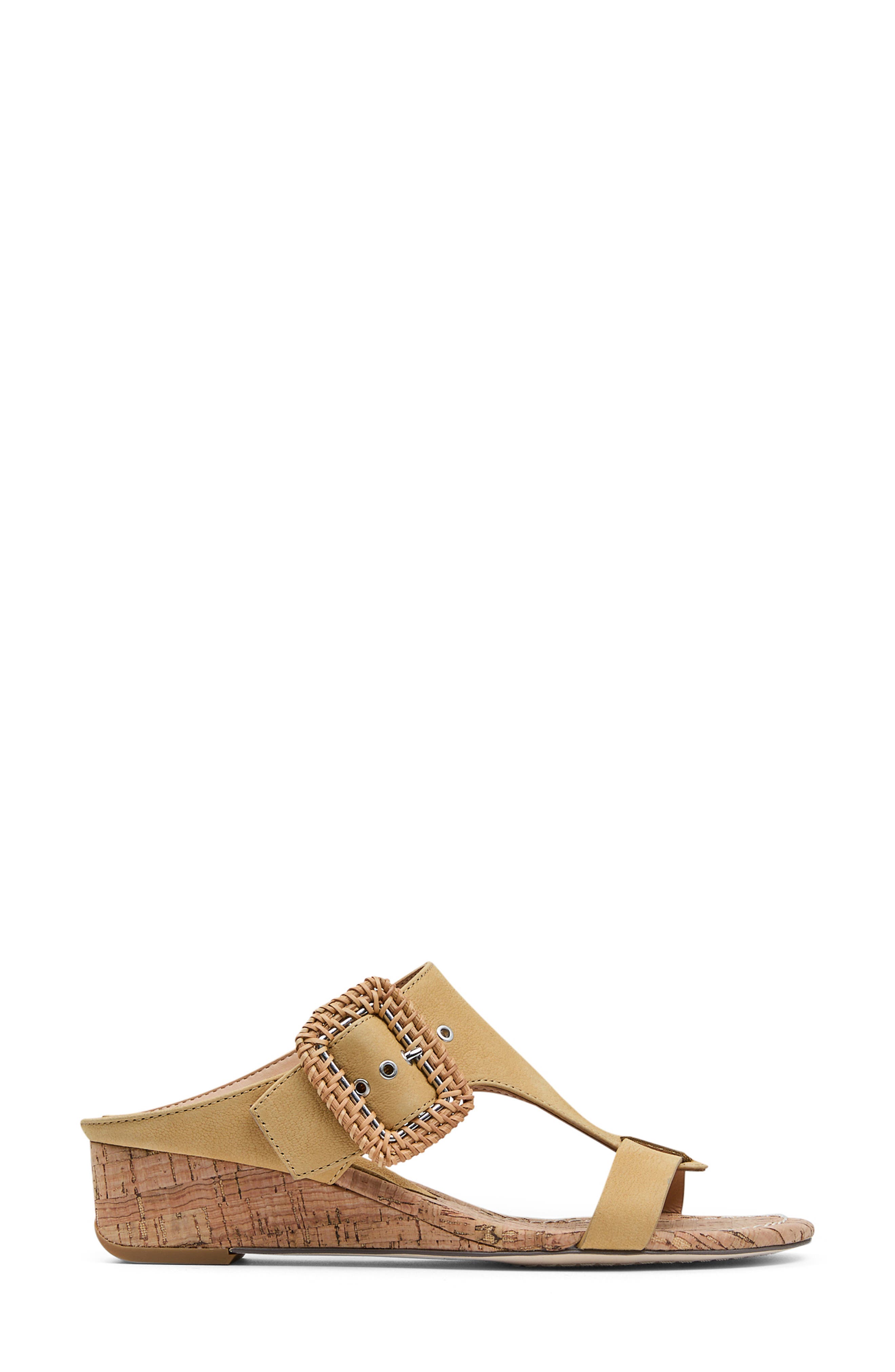Vine Wedge Sandal, Alternate, color, HONEY
