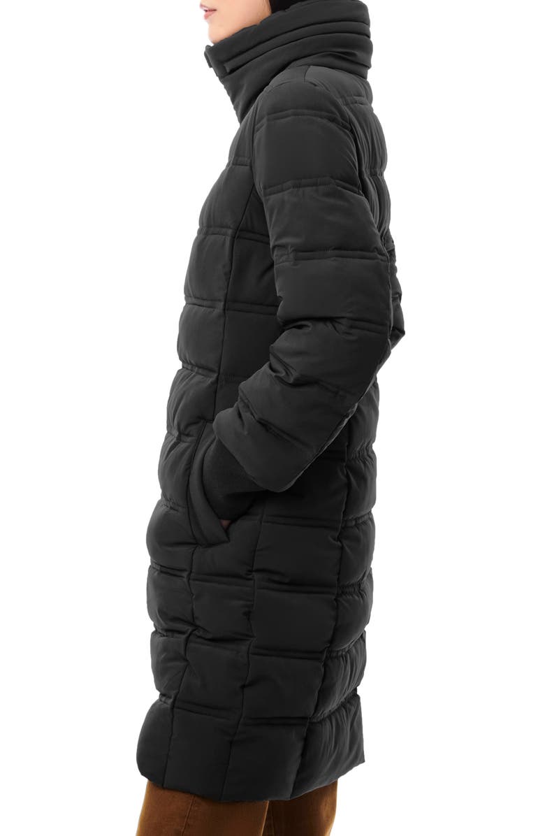 Bernardo Stand Collar Puffer Jacket, Alternate, color, Black