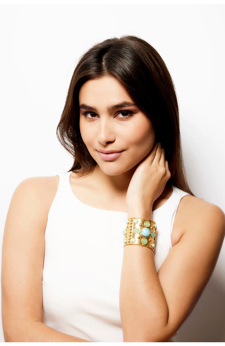 SYLVIA TOLEDANO Berber Cuff, Alternate, color, Larimar