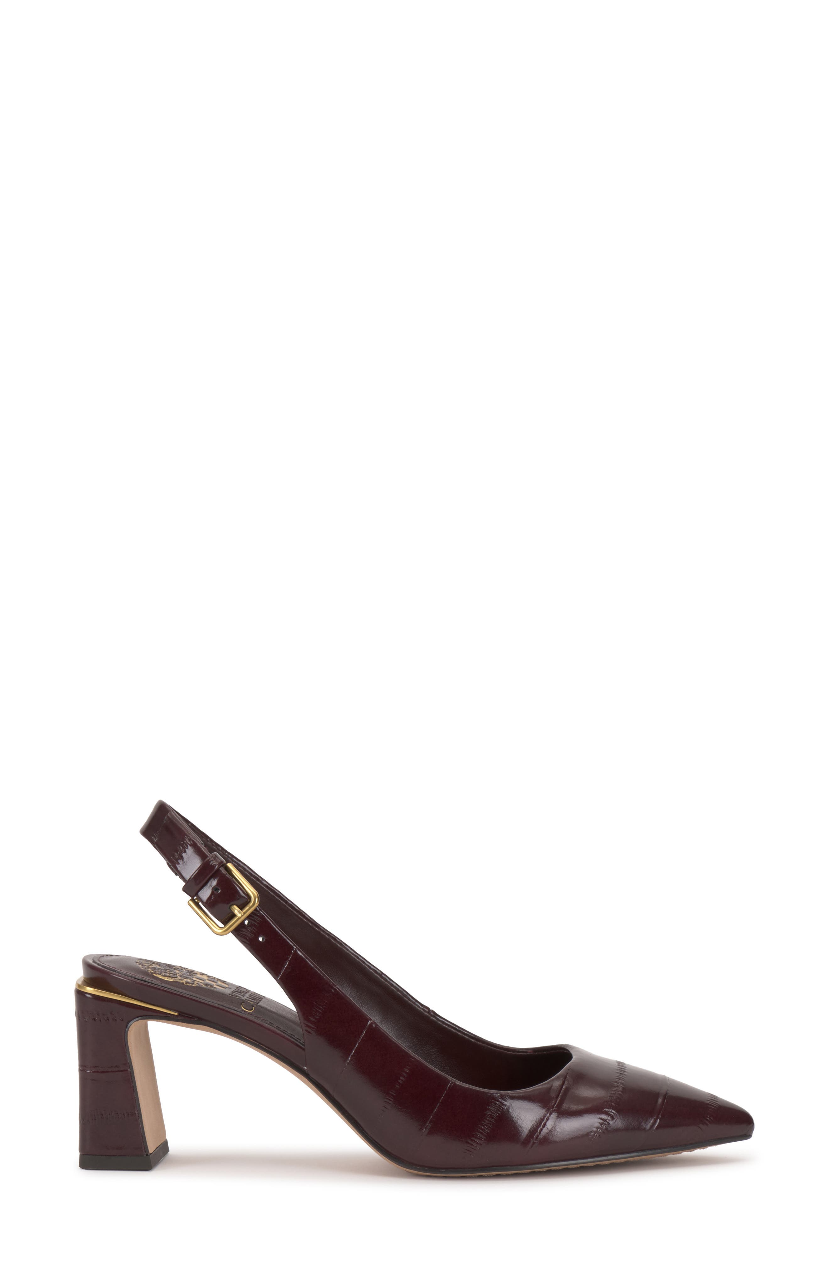 Hamden Pointed Toe Slingback Pump, Alternate, color, POMEGRANATE
