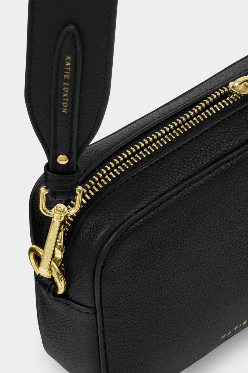 Katie Loxton Avery Small Crossbody Bag in Black, Alternate, color, Black