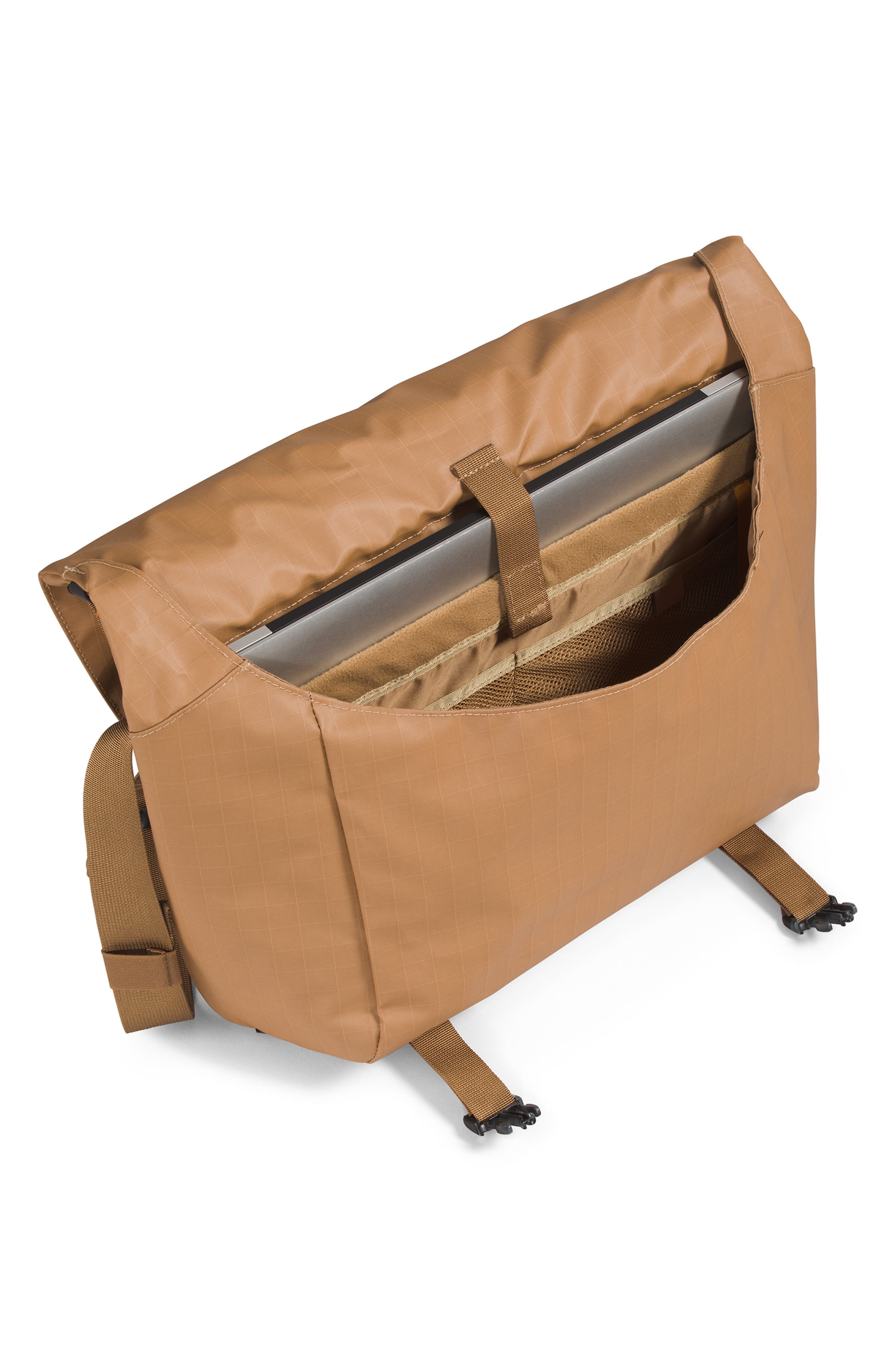 Base Camp Voyager Messenger Bag, Alternate, color, ALMOND BUTTER/BROWN/ MANDARIN