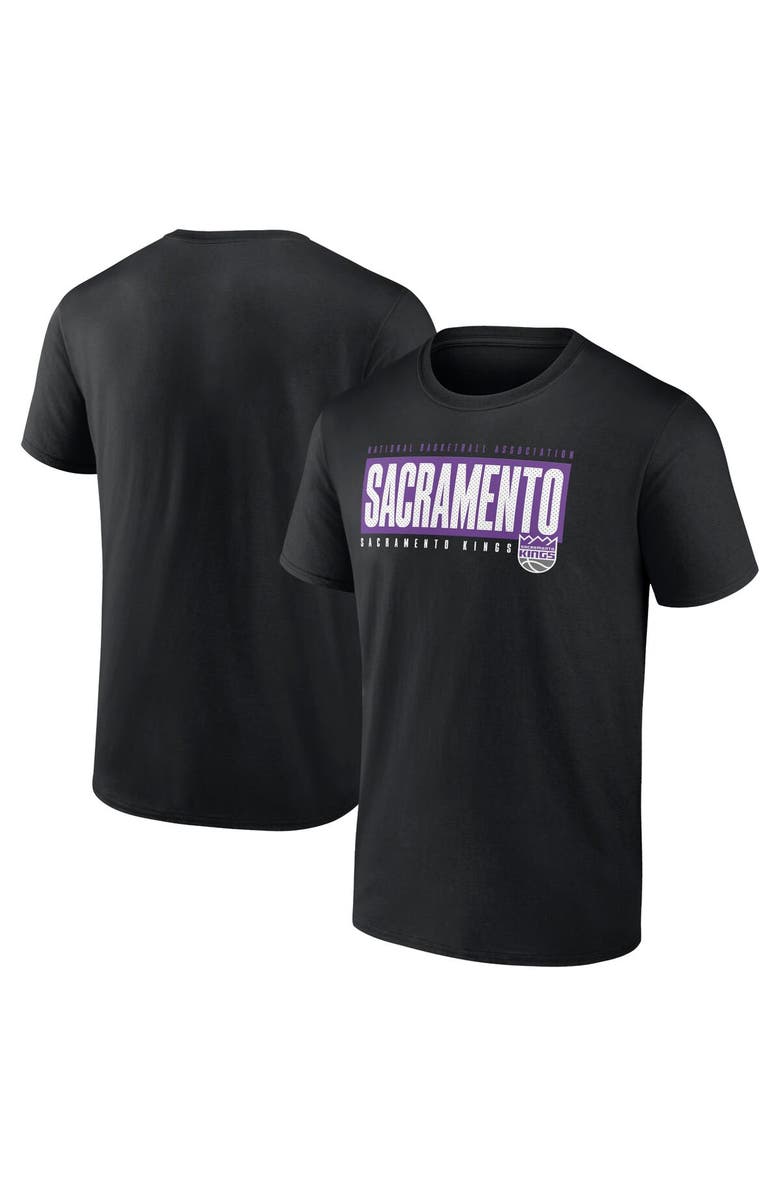 FANATICS Men's Fanatics Branded Black Sacramento Kings Box Out T-Shirt, Main, color, Black