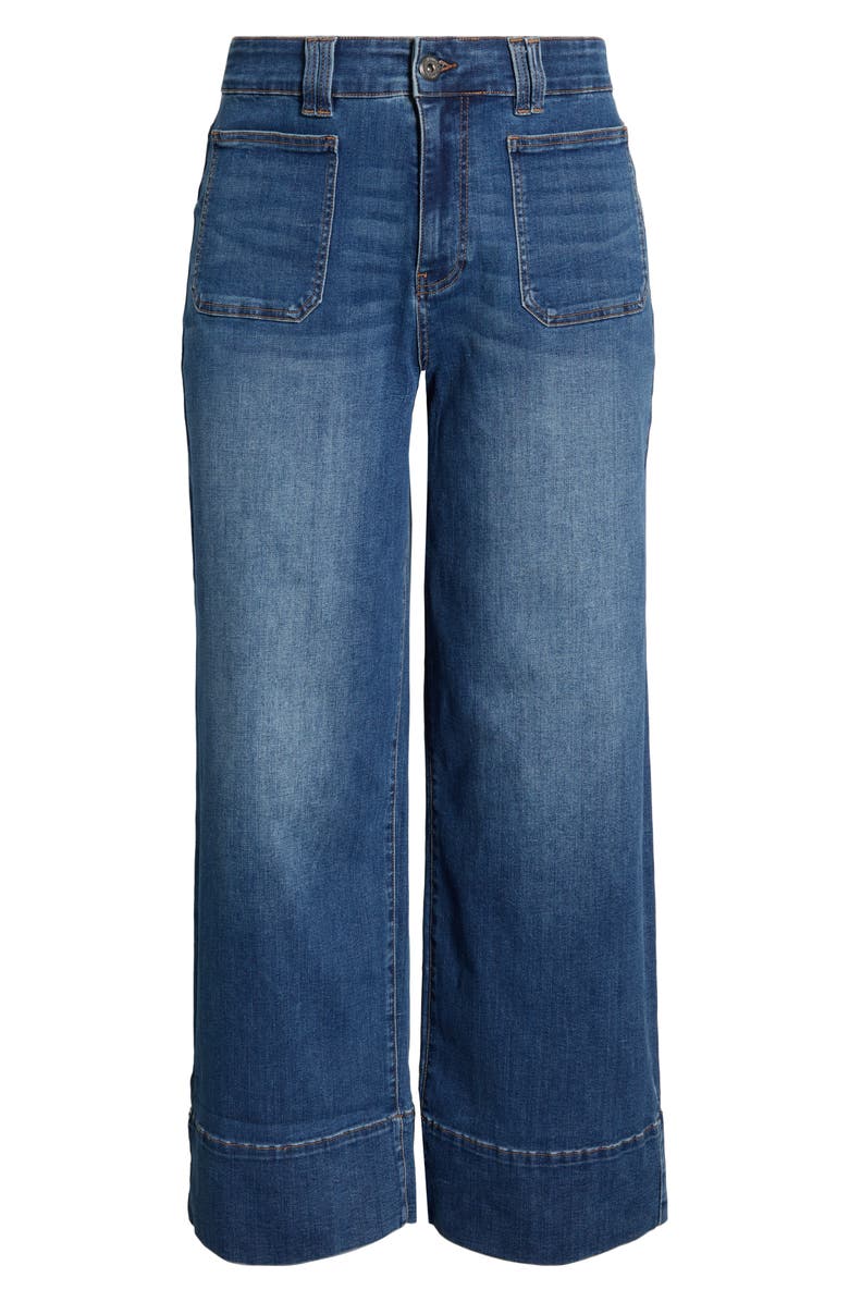 Universal Standard Claudia Wide Leg Jeans, Alternate, color, Anzio Blue