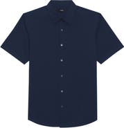 Theory Irving Short Sleeve Button-Up Shirt