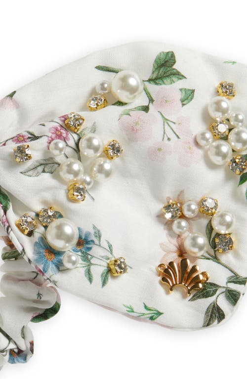 Lele Sadoughi X Liberty London Penny Bow Scrunchie In Annie