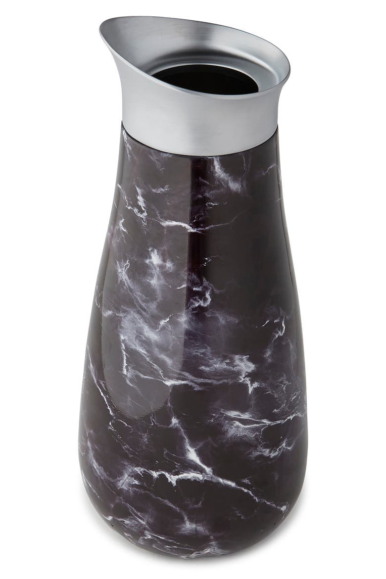 Insulated Carafe, Alternate, color, BLACK MARBLE