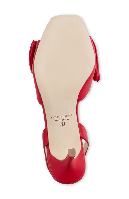 Shop Jack Rogers Eloise Slingback Sandal In Fire Red