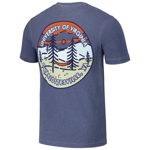 Image One Unisex Navy Virginia Cavaliers Scenic Comfort Colors T-shirt In Navy