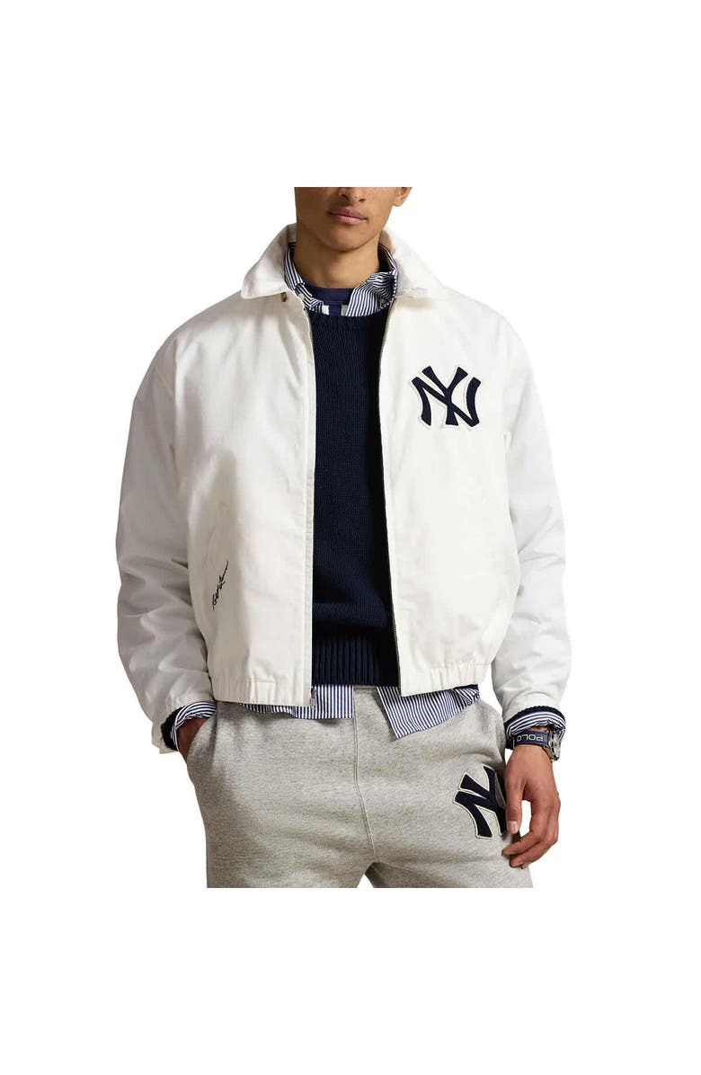 Polo Ralph Lauren Cream Yankees Chino Jacket, Main, color,