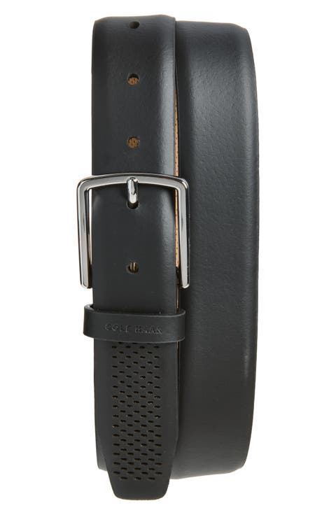 Perforated Leather Belt