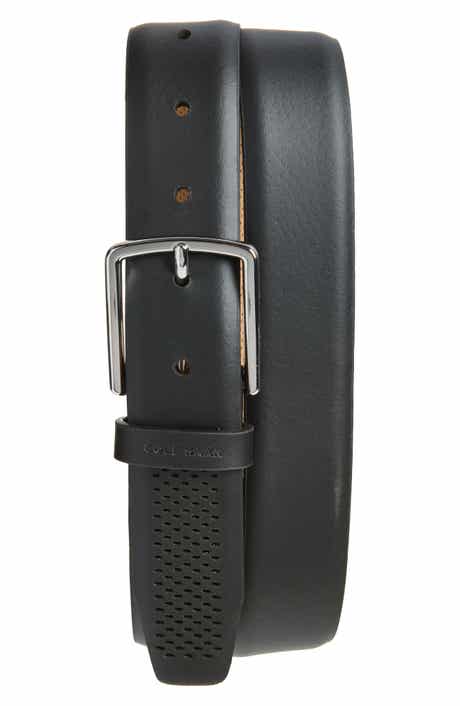 Cole Haan Perforated Leather Belt