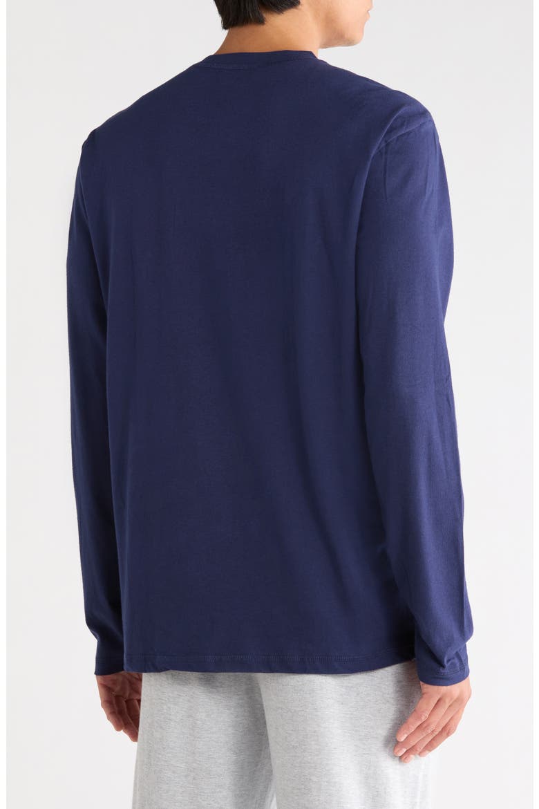 Lounge Long Sleeve T-Shirt, Alternate, color, NAVY PEACOAT