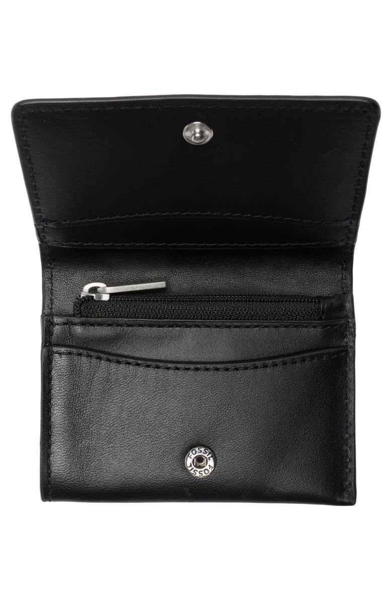 Fossil Westover Snap Bifold, Alternate, color, Black