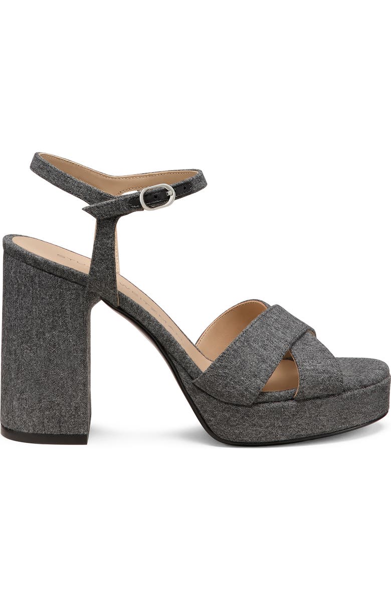 Stuart Weitzman Dayna Platform Sandal, Alternate, color, Slate