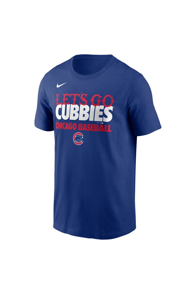 Men's Nike Royal Chicago Cubs City Connect Handwriting Club T-Shirt, Alternate, color, Royal