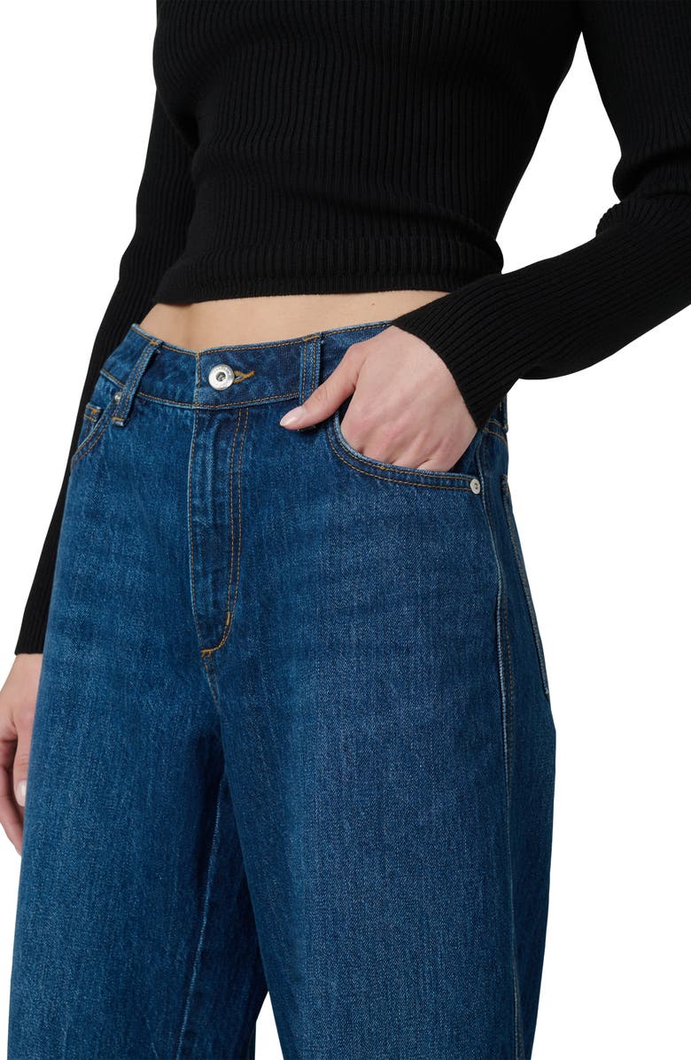 Joe's Jeans The Wilder High Waist Crop Relaxed Barrel Jeans, Alternate, color, Unmistakable