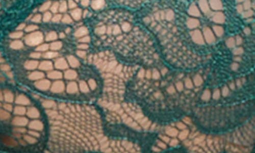 Oh La La Cheri Cami Eyelash Lace Bralette In Green