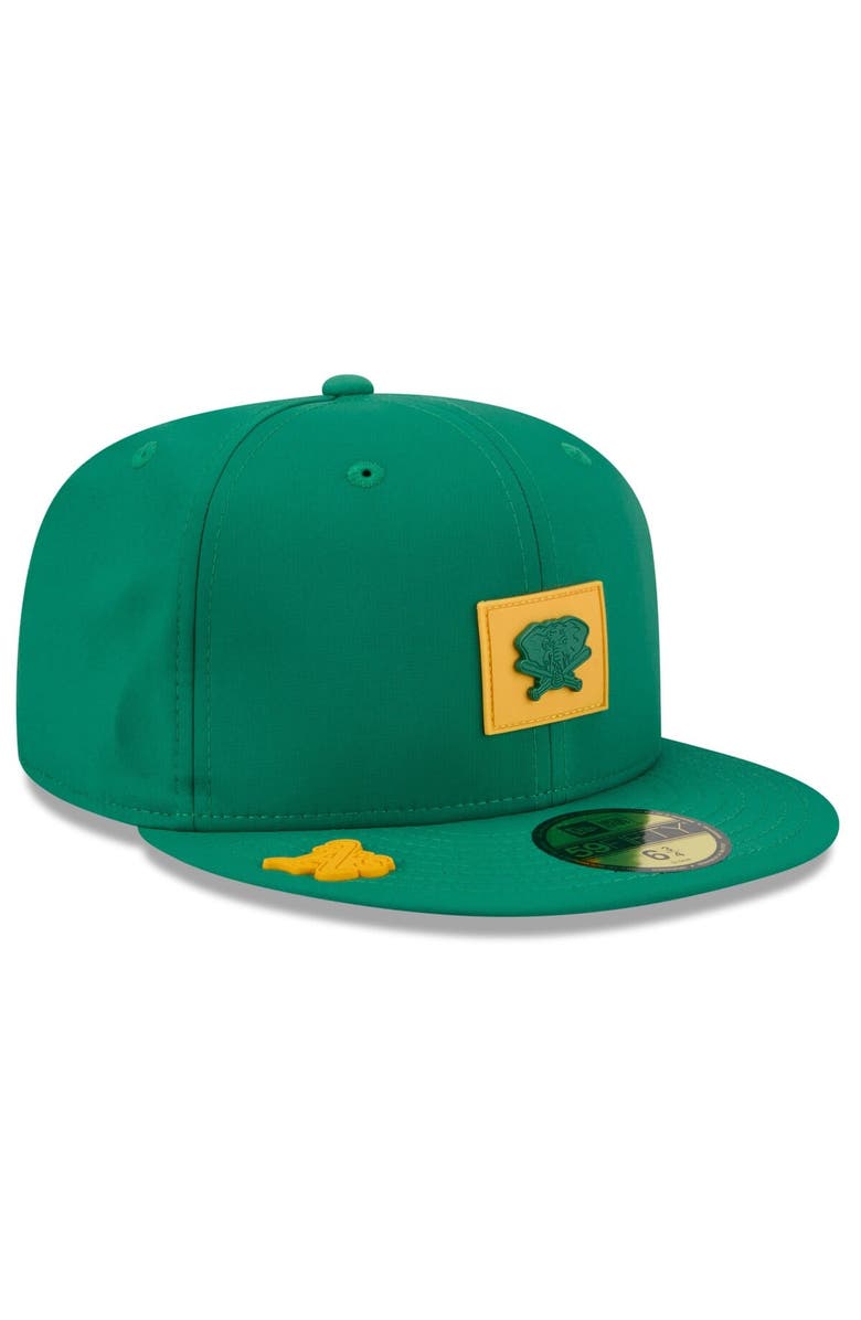 New Era Men's New Era  Green Athletics 2026 Clubhouse Alternate 59FIFTY Fitted Hat, Alternate, color, Green