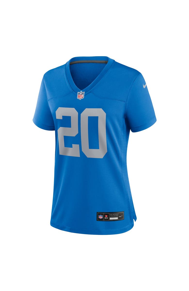 Nike Women's Nike Barry Sanders Blue Detroit Lions Alternate Game Jersey, Alternate, color, Blue