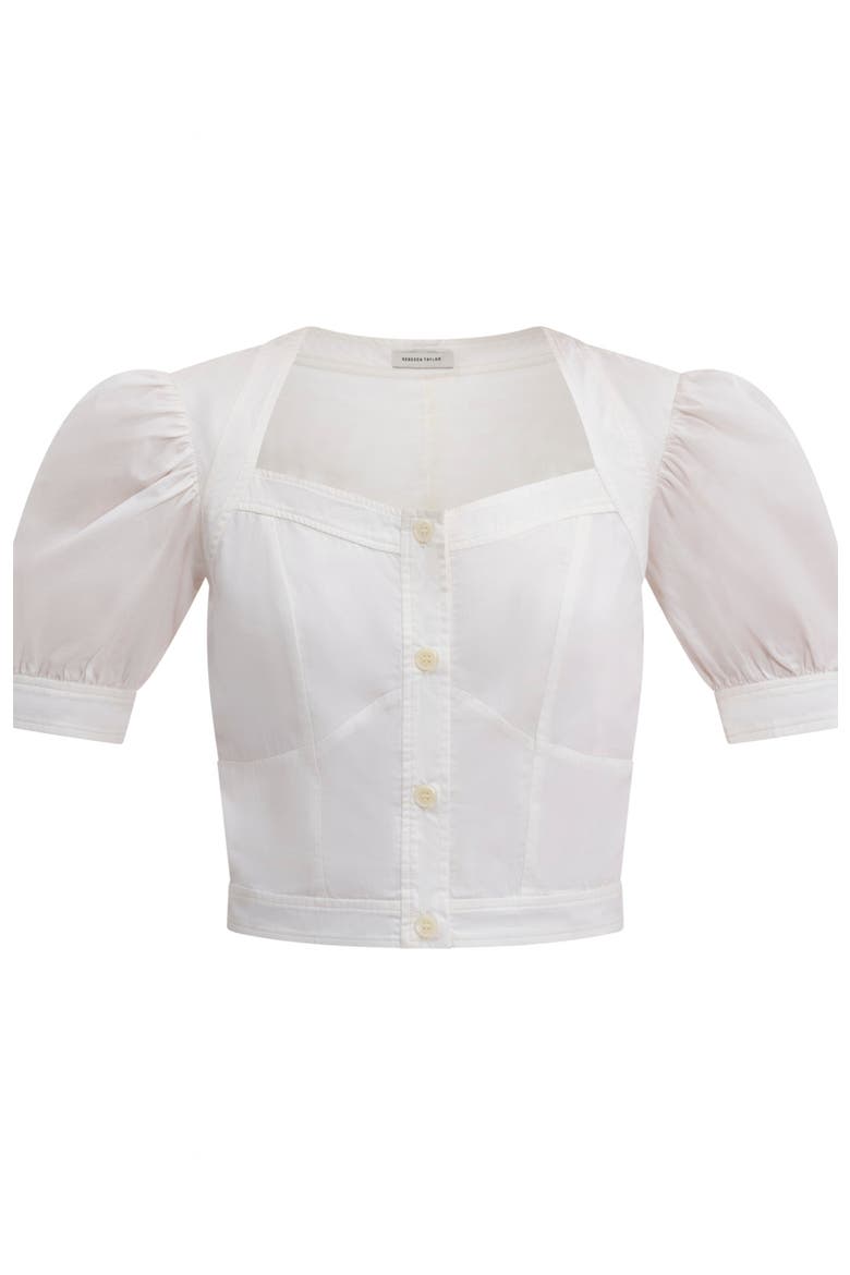 Brielle Poplin Shirt, Alternate, color, Ivory