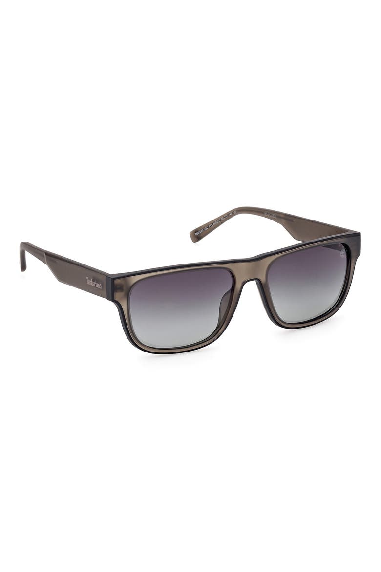 56mm Sunglasses, Alternate, color, LIGHT BROWN / SMOKE
