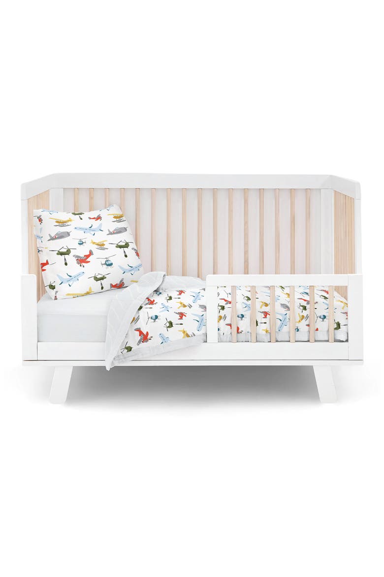 Toddler Cotton Muslin Bedding Set, Main, color, AIR SHOW