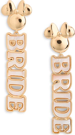【Baublebar】★ピアス★ Minnie Mouse Bride Drop Earrings BaubleBar Minnie Mouse Bride Drop Earrings | Nordstromrack
