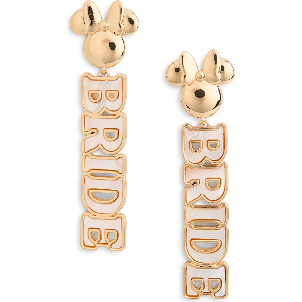 Baublebar Minnie Mouse Bride Drop Earrings