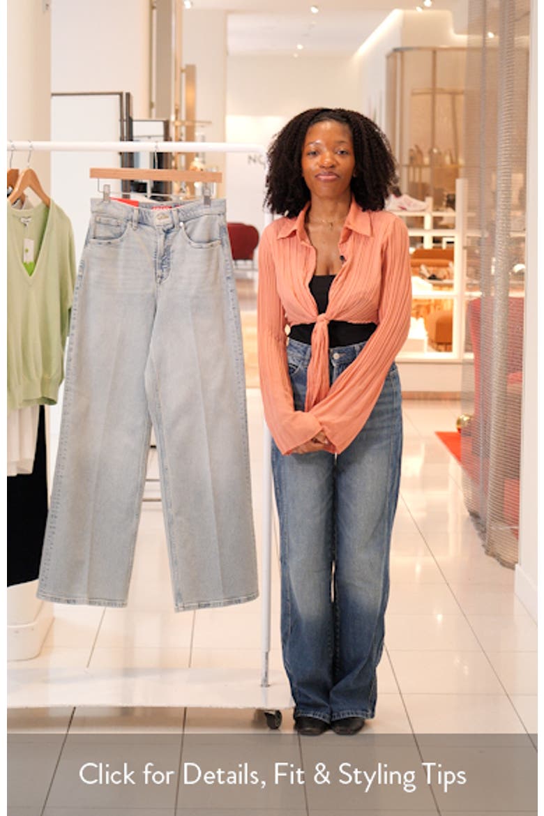 SPANXshape™ Authentic 360 High Waist Wide Leg Jeans video