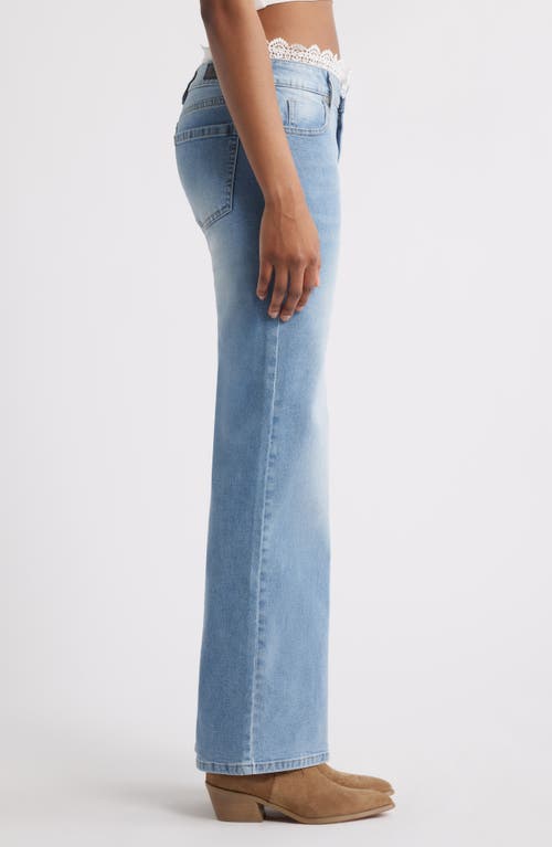 Ptcl Avalon Wide Leg Jeans In Blue