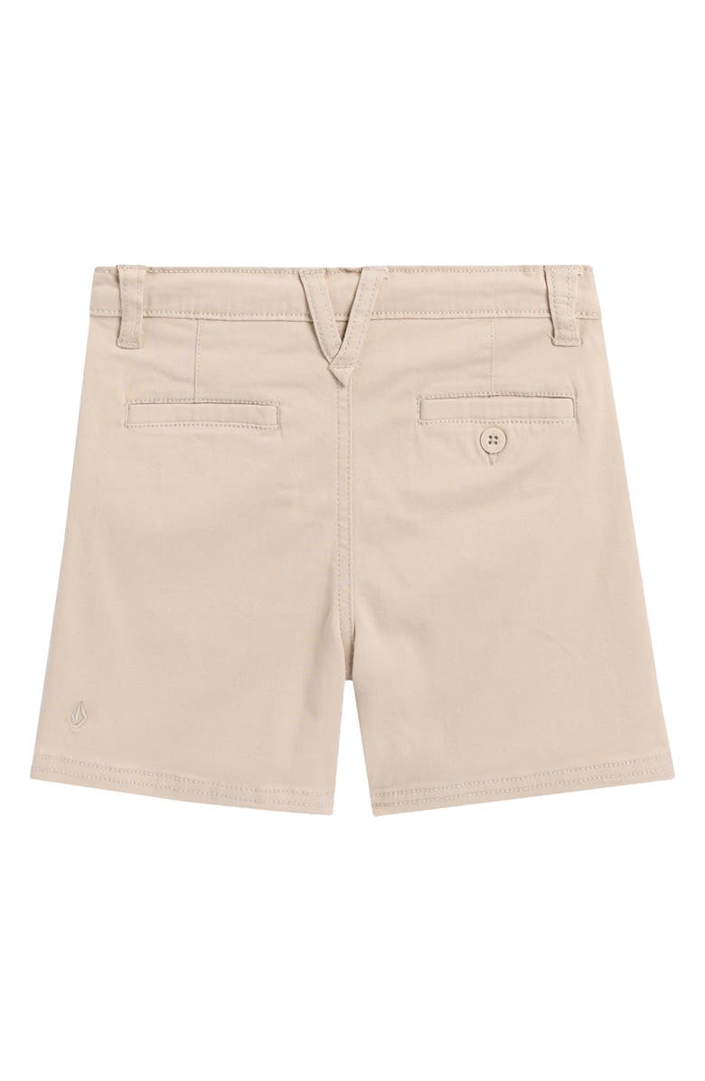 Volcom Kids' Button-Up Shirt & Chino Shorts Set, Alternate, color, 